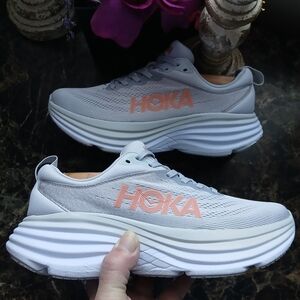 Hoka One Bondi 8 Comfort/Running Medical Field Lifestyle Shoes Size 8.5 Women